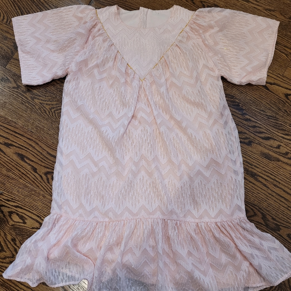 Pink and gold Imoga dress, girls size 14